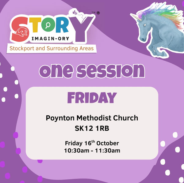 Poynton Methodist Church, SK12 Friday 10:30 - 11:30 Mixed Ages PAYG